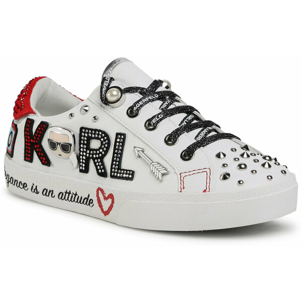 KARL LAGERFELD Sneakersy KL60116 01S Biały