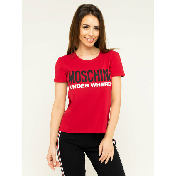 MOSCHINO Underwear & Swim T-Shirt A1905 9003 Czerwony Regular Fit