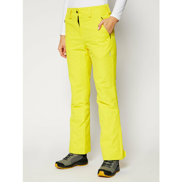 CMP Spodnie narciarskie 3W20636 Żółty Regular Fit