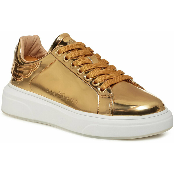 John Richmond Sneakersy 3012/CP B Złoty