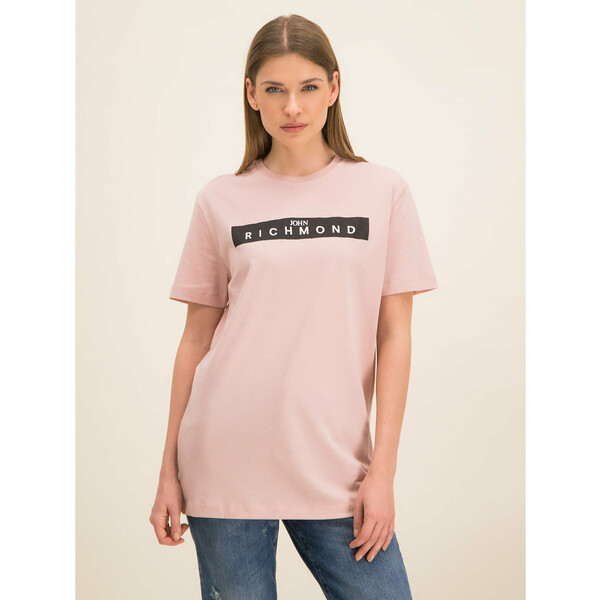 John Richmond T-Shirt RWP19312TS Różowy Slim Fit