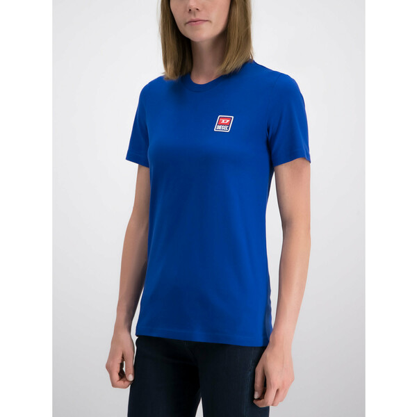 Diesel T-Shirt T-Sily-ZE 00S2NQ0PATI Niebieski Regular Fit