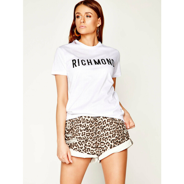 John Richmond T-Shirt Adrianne RWP20369TS Biały Regular Fit