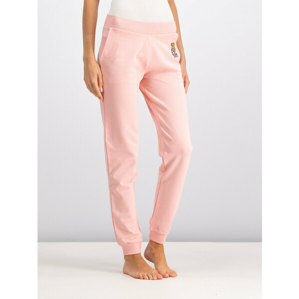 MOSCHINO Underwear & Swim Spodnie dresowe A4208 9029 Różowy Regular Fit