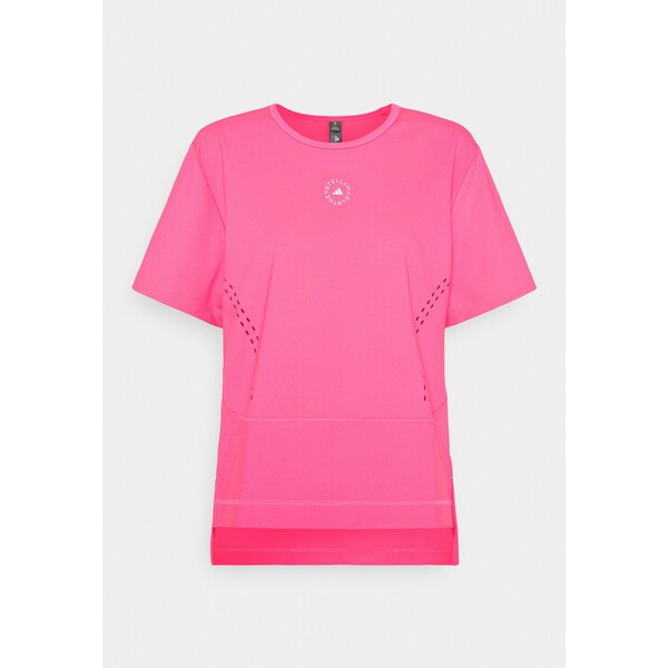 adidas by Stella McCartney TEE T-shirt z nadrukiem pink AD741D07T