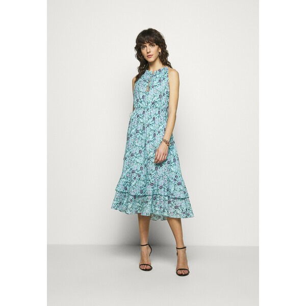 Rebecca Minkoff CAROLINA DRESS Długa sukienka blue/multi RM621C027