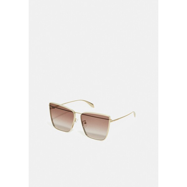 Alexander McQueen Okulary przeciwsłoneczne gold-coloured/brown 6AL51K00U