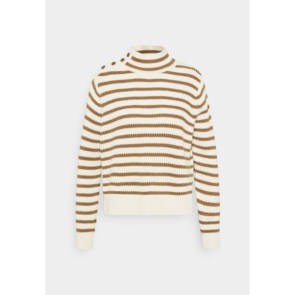 Mos Mosh STRIPE Sweter toasted cocount MX921I00R