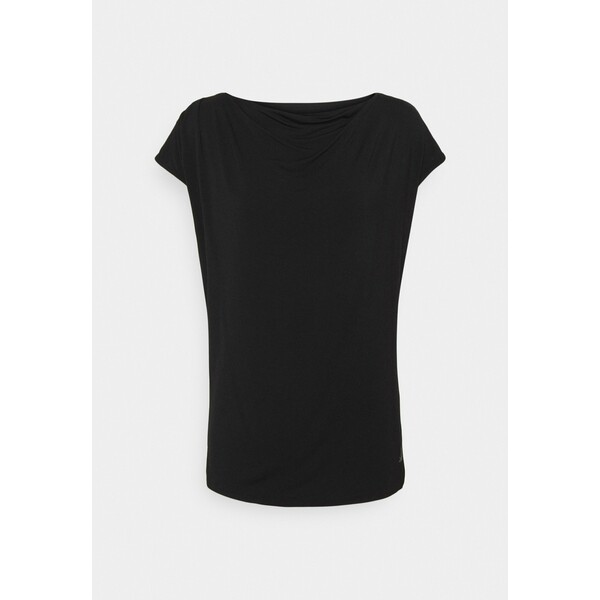 Curare Yogawear WASSERFALL T-shirt basic black CY541D01W
