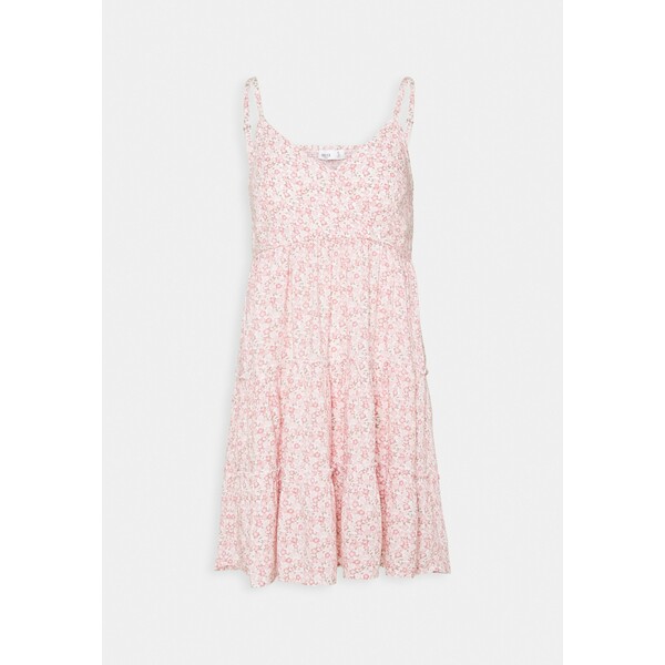 Hollister Co. BARE FEMME SHORT DRESS Sukienka letnia pink H0421C03J
