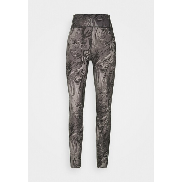 Abercrombie & Fitch WELLNESS Legginsy grey marble wash A0F21A02H