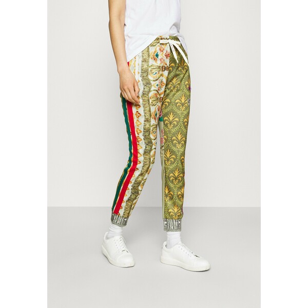 Replay PANTS Spodnie treningowe red/green/multicolor RE321A09R