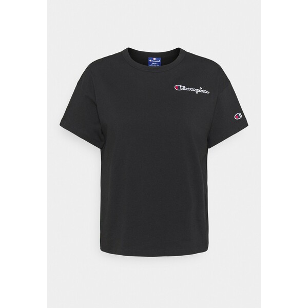 Champion Rochester CREWNECK T-shirt z nadrukiem black C4A21D009