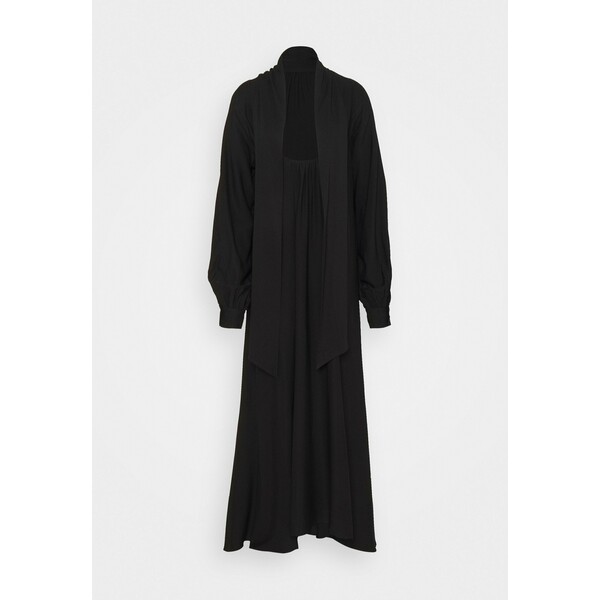 NA-KD HIGH SLIT DRESS Długa sukienka black NAA21C0GR-Q11