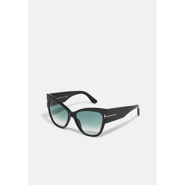 Tom Ford Okulary przeciwsłoneczne shiny black/ gradient smoke 2TO51K02E