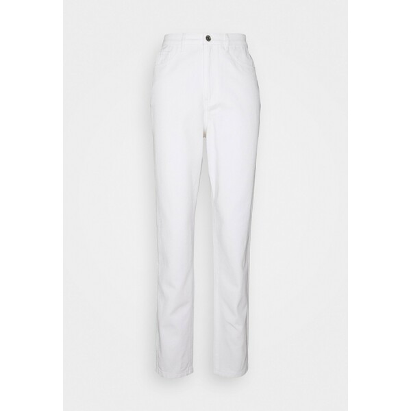 Missguided Tall Jeansy Straight Leg white MIG21N04B