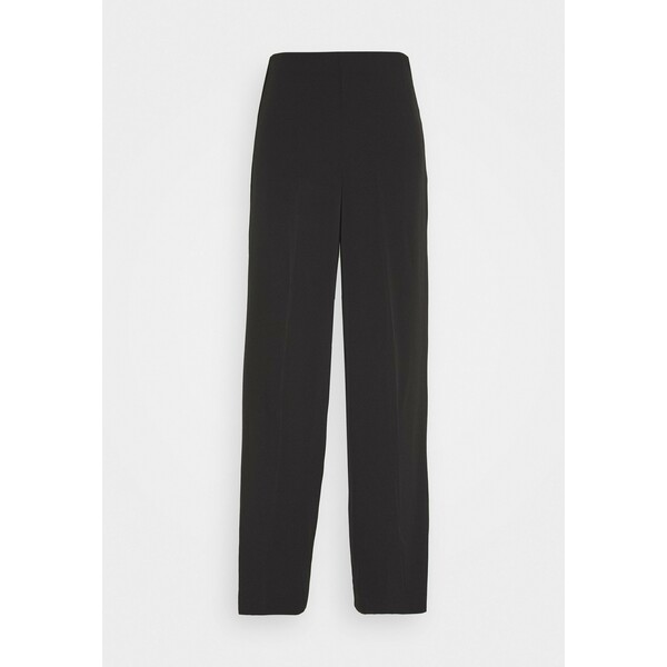 Weekday JULIA FLUID TROUSER Spodnie materiałowe black WEB21A03S-Q11