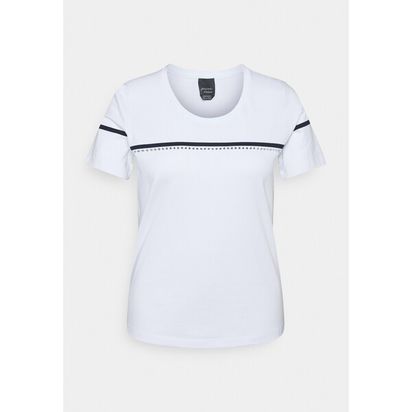 Persona by Marina Rinaldi VANTO T-shirt z nadrukiem optic white PQ021D01W
