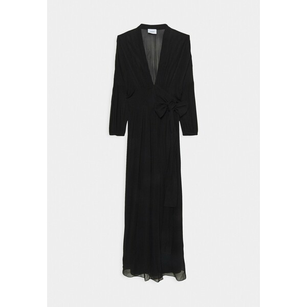 Dondup GEORGETTE Długa sukienka black 3DD21C005