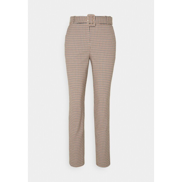 Esprit Collection CHECK PANT Spodnie materiałowe toffee ES421A0E4