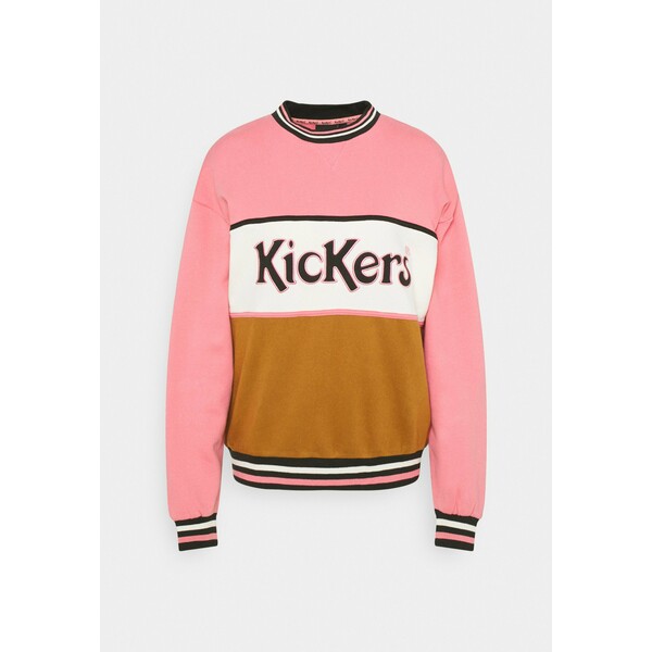 Kickers Classics CHEST PANEL Bluza pink/brown KIO21J005
