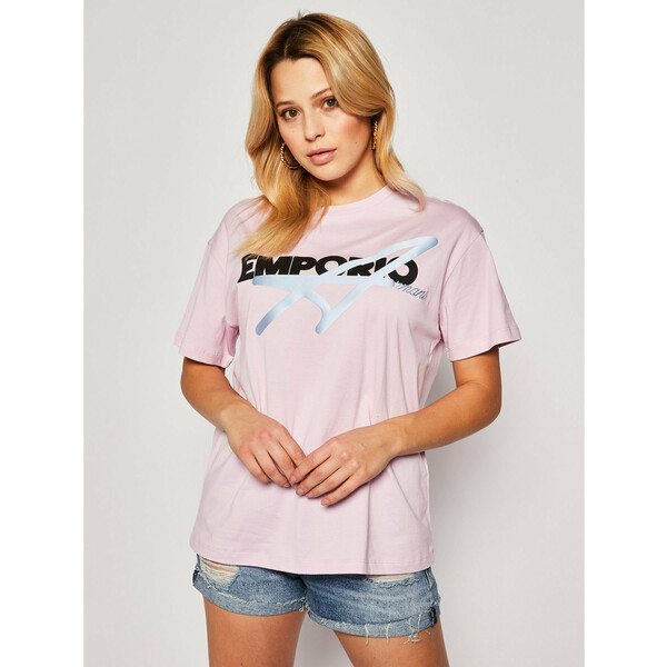 Emporio Armani T-Shirt 3H2T7P 2J30Z 0322 Różowy Regular Fit
