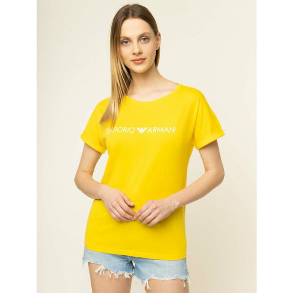 Emporio Armani T-Shirt 262633 0P340 00560 Żółty Regular Fit