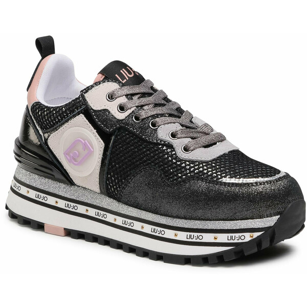 Liu Jo Sneakersy Maxi Wonder 1 BA1057 TX085 Czarny