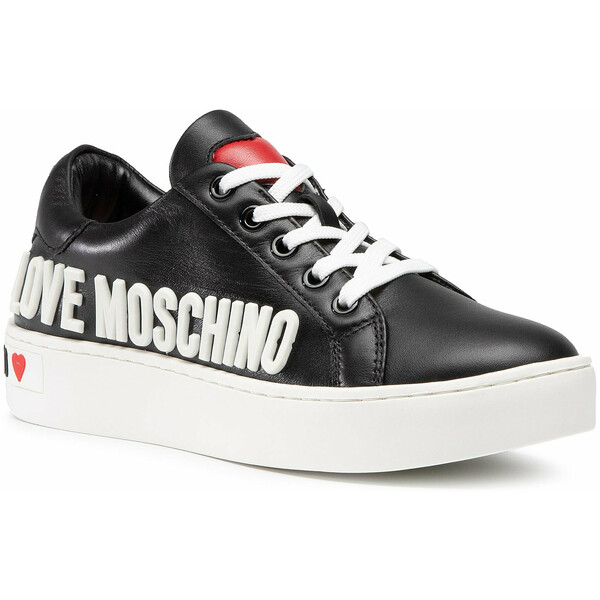 LOVE MOSCHINO Sneakersy JA15063G1BIA0000 Czarny