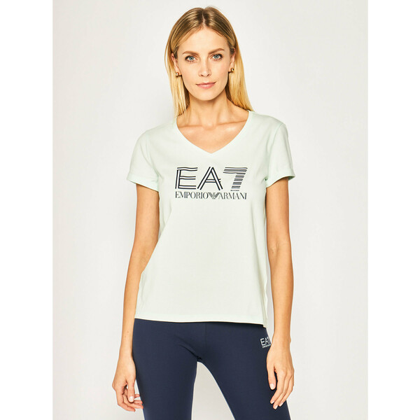 EA7 Emporio Armani T-Shirt 3HTT39 TJ12Z 1880 Zielony Regular Fit