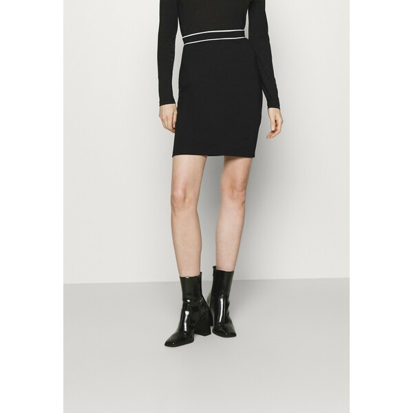 Anna Field Mini punto smart comfy skirt Spódnica ołówkowa black/white AN621B09L