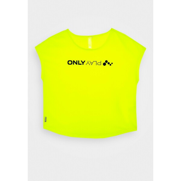 ONLY PLAY Petite ONPJACEI LOOSE TRAINING TEE T-shirt z nadrukiem yellow/black ONE21D011