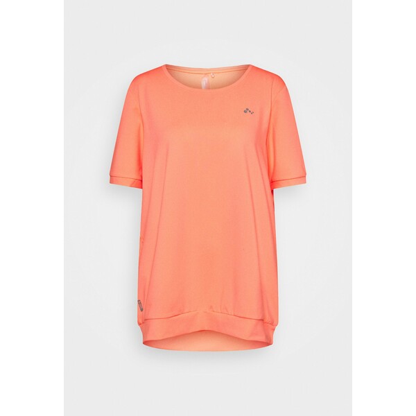ONLY Play ONPCLARISE TRAINING TEE CURVY T-shirt basic neon orange NL241D0LL