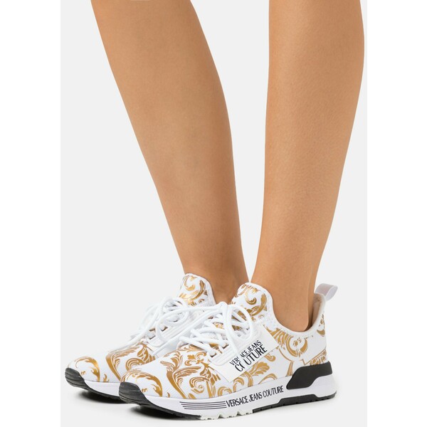 Versace Jeans Couture Sneakersy niskie white/gold VEI11A033
