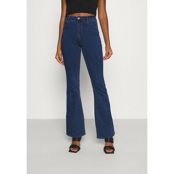 Missguided LAWLESS FLARE Jeansy Dzwony blue M0Q21N07A