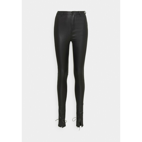 Missguided Tall TIE VICE Spodnie materiałowe black MIG21N046