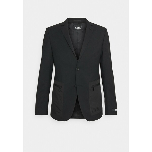 KARL LAGERFELD JACKET NILE Marynarka black K4822A011