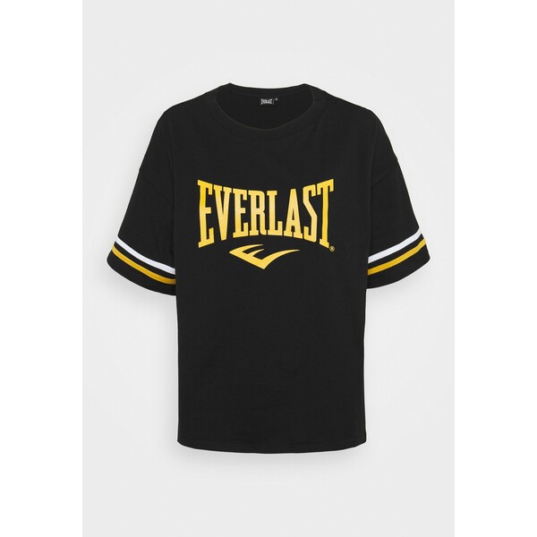 Everlast T-shirt z nadrukiem black/nuggets/white 2EV41D005
