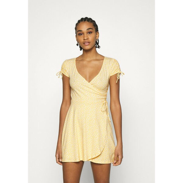 Hollister Co. DRESS Sukienka z dżerseju yellow H0421C038