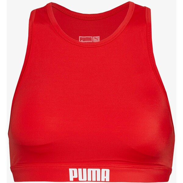 Puma SWIM WOMEN RACERBACK Góra od bikini red PU181J003