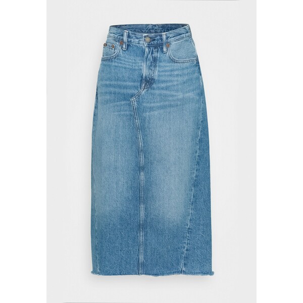 Polo Ralph Lauren ANGIE Spódnica jeansowa medium indigo PO221B01X