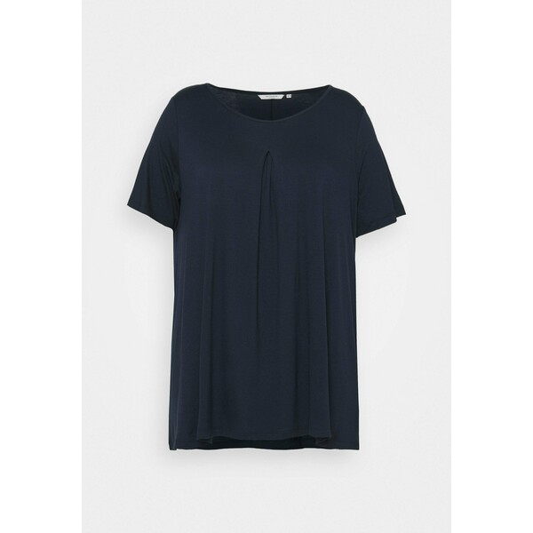 MY TRUE ME TOM TAILOR WITH PLEAT AT FRONT T-shirt basic sky captain blue TOL21D02N
