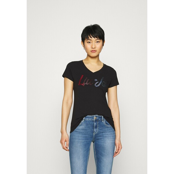 Liu Jo Jeans T-shirt z nadrukiem nero L2521D02I