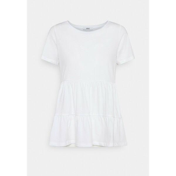ONLY Tall ONLAYCA PEPLUM T-shirt basic white OND21E036