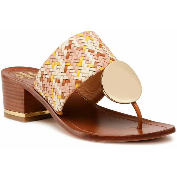 Tory Burch Japonki Patos Disk 45mm Sandal 74005 Beżowy