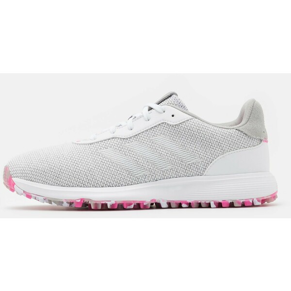 adidas Golf S2G LACE Obuwie do golfa grey three/footwear white/pink TA441A02J