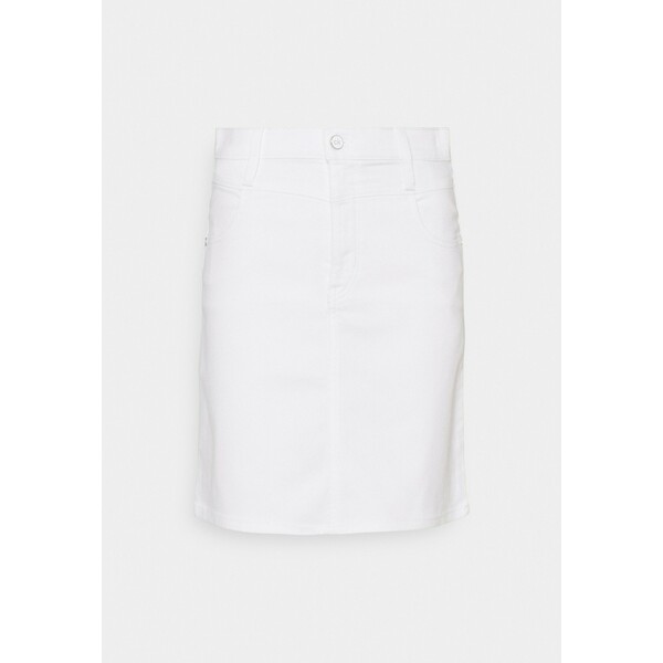 Calvin Klein MID RISE SKIRT Spódnica mini bright white 6CA21B01C