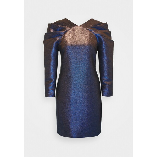 KARL LAGERFELD IRIDISCENT DRESS Sukienka koktajlowa dark blue K4821C03C