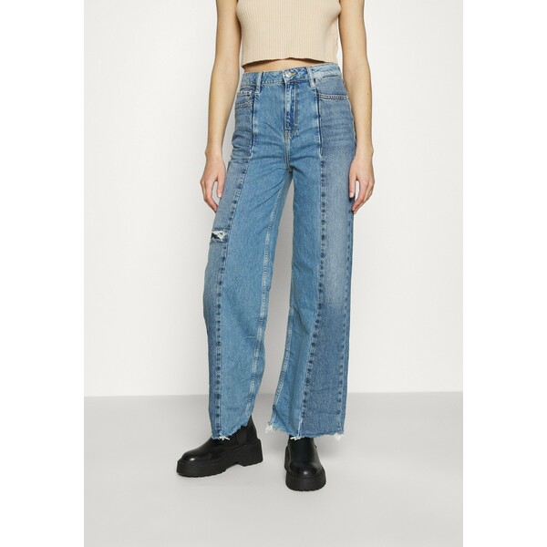 BDG Urban Outfitters PUDDLE Jeansy Dzwony blue QX721N026