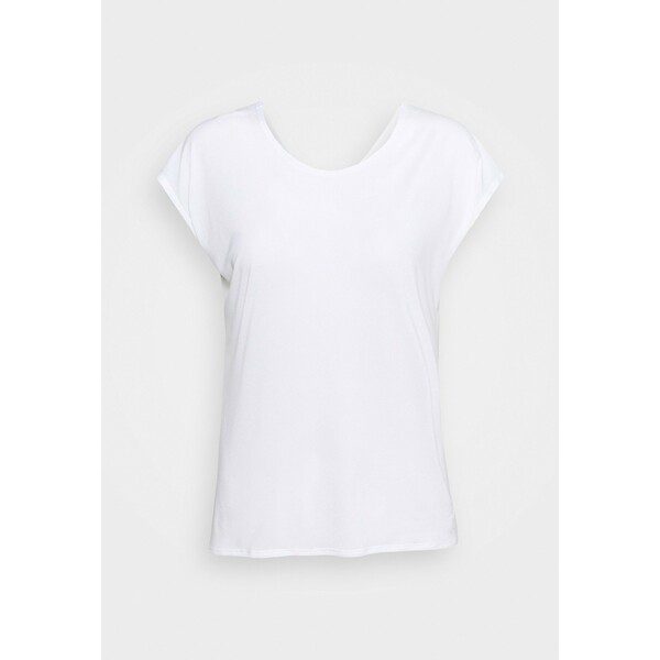 Salomon SHORT SLEEVE TECH TEE T-shirt z nadrukiem white SA541D01P